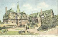Gruen Time Hill Postcard Overlaid 2 cards 50 percent